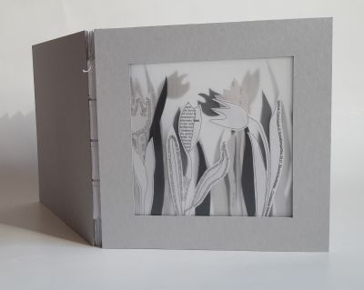 Schattengarten HAB Weimar 2018 Buchobjekt zum Thema Kultivieren